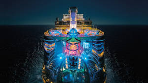 Cruise Ship Harmony Of The Seas Wallpaper