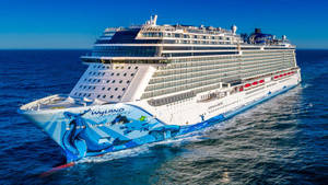 Cruise Ship Wyland Wallpaper