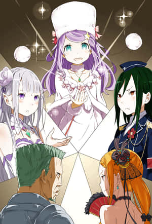 Crusch Karsten, A Picturesque Mountain Landscape Wallpaper