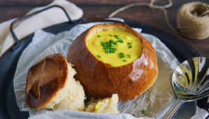 Crusty Bread Bowl Wallpaper