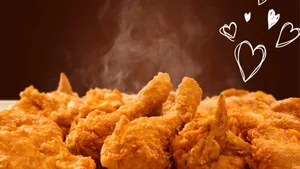 Crusty Freshly Fried Chicken Wallpaper