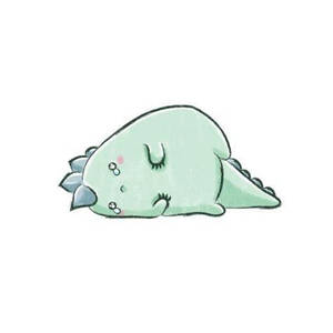 Crying Aesthetic Dino Wallpaper