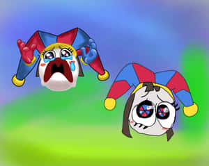 Crying Jester Cartoon Characters Wallpaper