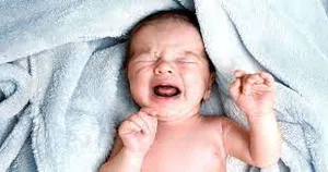 Crying Newborn Baby Wallpaper