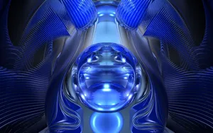 Cryptic Blue Hybernateing Machine Wallpaper