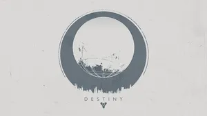 Cryptic Destiny Logo Art Wallpaper