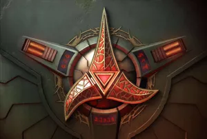 Cryptic Klingon Star Trek Wallpaper