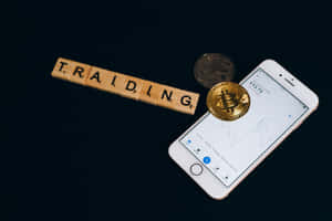 Cryptocurrency Trading Concept Wallpaper