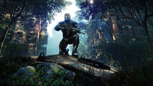 Crysis Nanosuit Soldierin Jungle Wallpaper