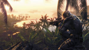 Crysis Warhead Beach Setting Wallpaper