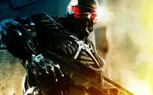 Crysis Warhead Character Close-up Wallpaper