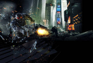 Crysis Warhead Glass Shards Wallpaper