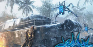 Crysis Warhead Winter Scene Wallpaper