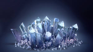 Crystal Gemstone Cave Wallpaper