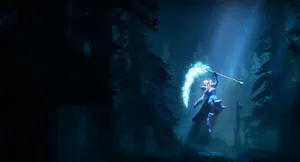 Crystal Maiden - A Winter Wonderland Tale Wallpaper