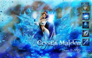 Crystal Maiden - The Frost Mage Of Dota 2 Wallpaper