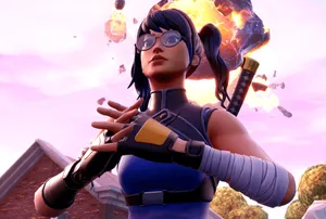Crystal Skin Explosion Fortnite Wallpaper