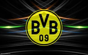 Crystal Streaks Borussia Dortmund Logo Wallpaper