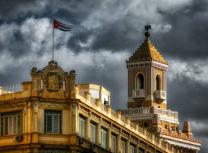 Cuban Flag Bacardi Building Wallpaper