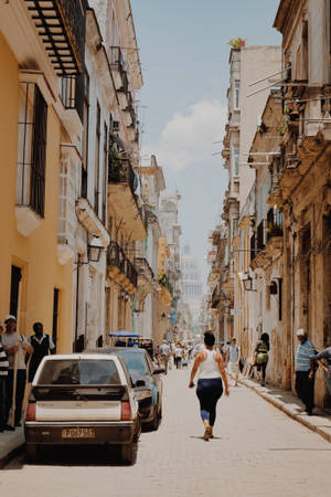 Cuban Guy In White Shirt Wallpaper