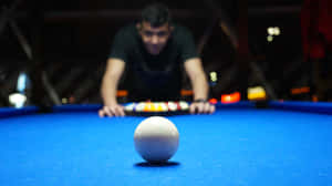 Cue Ball Pool Table Wallpaper