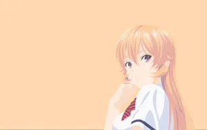 Culinary Genius, Erina Nakiri In Action Wallpaper