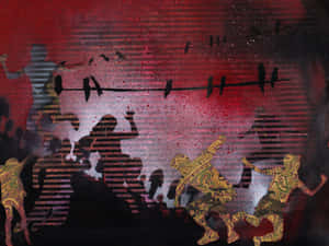 Cumulative Aesthetic Of A Graffiti Wallpaper