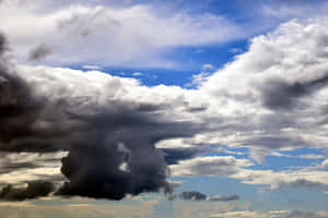 Cumulative Dark-based Clouds Wallpaper