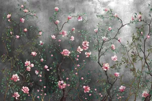 Cumulative Plum Flowers Wallpaper