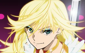 Cunning Blonde Woman Wallpaper