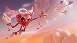 Cupid Arrow Heart Character Wallpaper