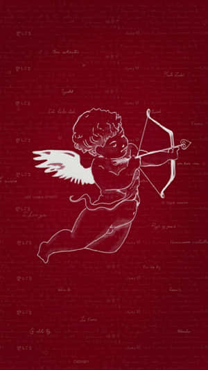 Cupid Arrow Illustration Wallpaper