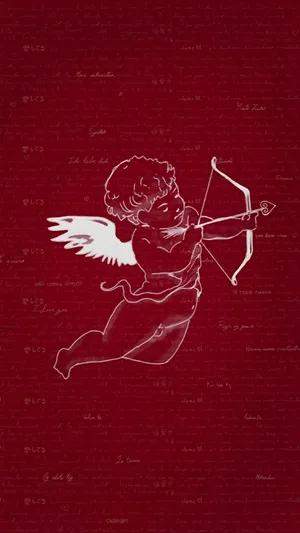 Cupid Arrow Illustration Wallpaper