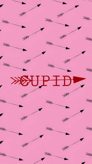 Cupid Arrow Love Pattern Wallpaper