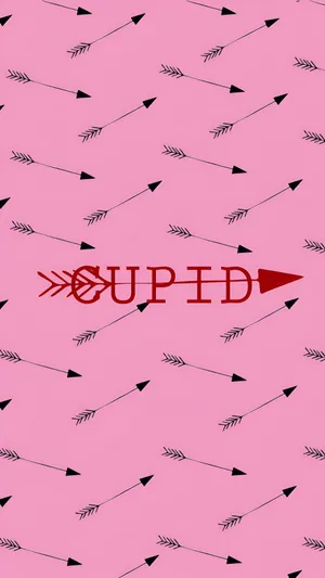 Cupid Arrow Love Pattern Wallpaper