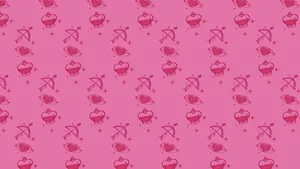 Cupid Arrow Pattern Wallpaper