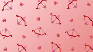 Cupid Arrow Pattern Wallpaper