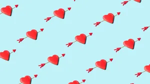 Cupid Arrow Pattern Wallpaper