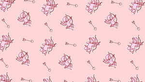 Cupid Arrow Pattern Wallpaper