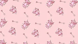 Cupid Arrow Pattern Wallpaper