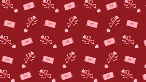 Cupid Arrow Pattern Wallpaper