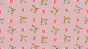 Cupid Arrow Pattern Wallpaper