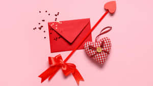 Cupid Arrow With Love Letter Wallpaper