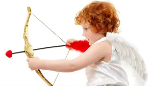Cupid Shooting Arrow Wallpaper