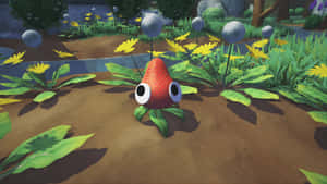 Curious Bugsnak In Garden Wallpaper