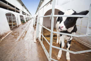 Curious Calfat Dairy Farm.jpg Wallpaper