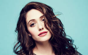 Curly Hair Emmy Rossum Wallpaper