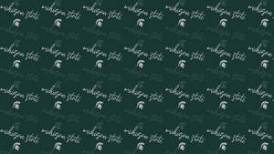 Cursive Michigan State University Wallpaper