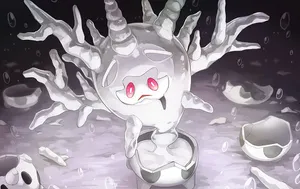 Cursola Emerging From Skeletal Remains Wallpaper