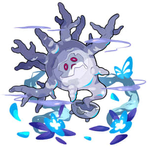 Cursola With Blue Flowers Wallpaper